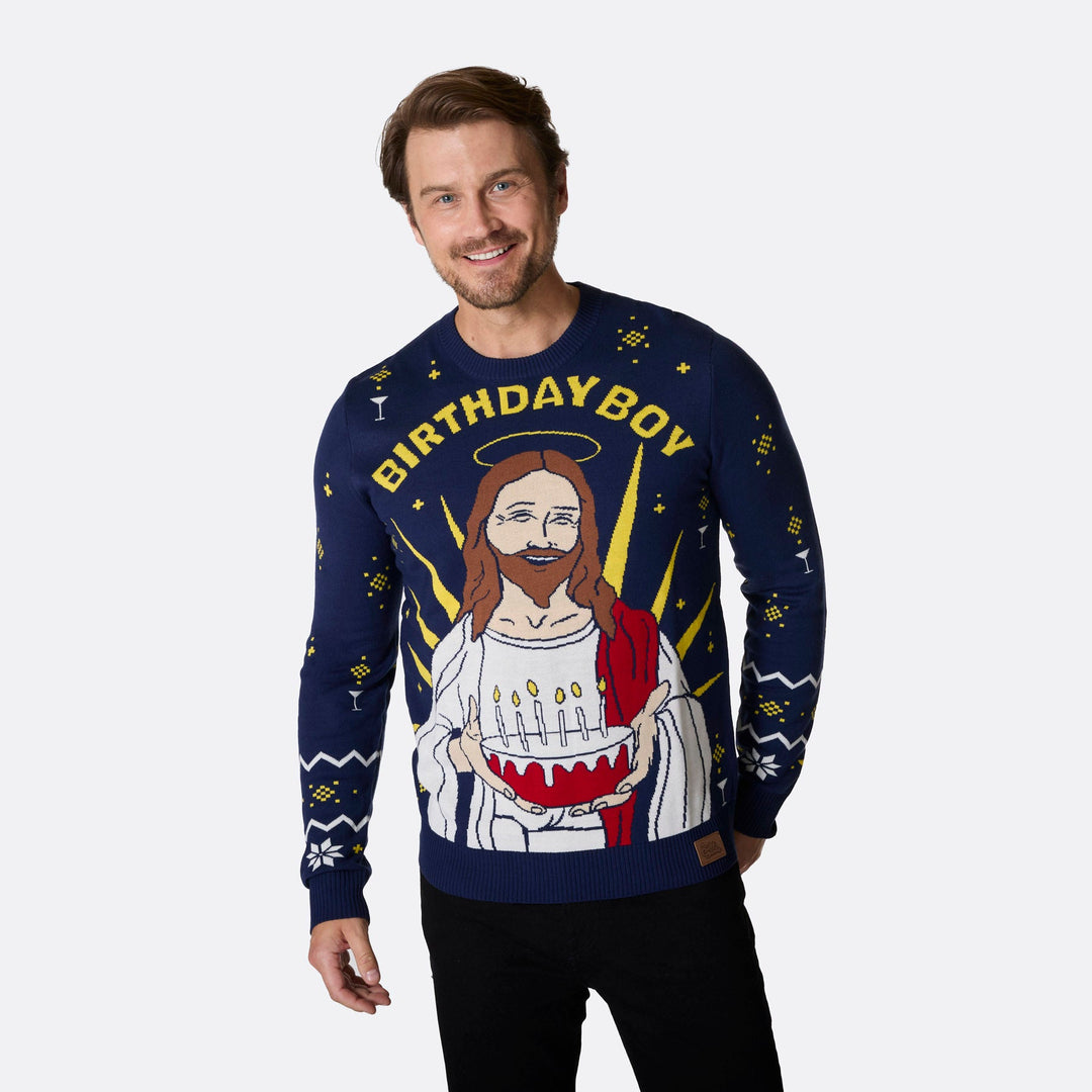 Birthday Boy Kersttrui Heren