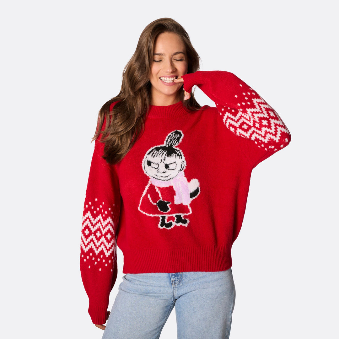 Kleine Mie Oversized Kersttrui Dames