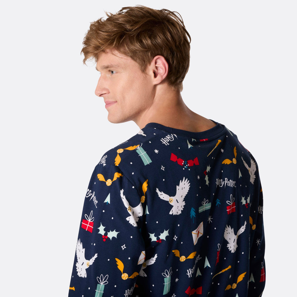Blauwe Harry Potter Pyjama Heren