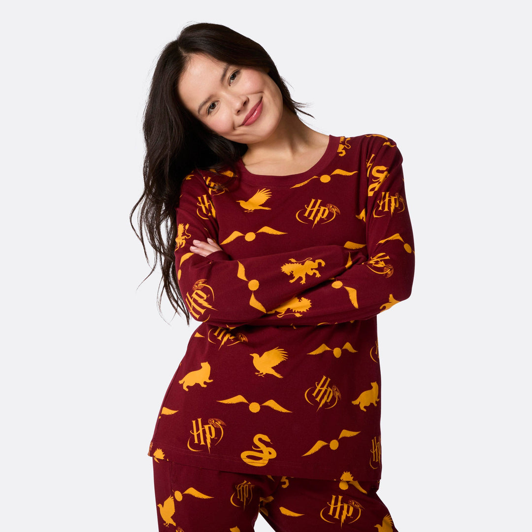 Rode Harry Potter Pyjama Dames