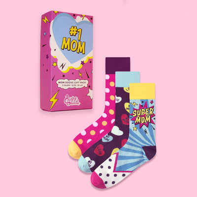 #1 Mom Sokken Geschenkdoos (3-pack)