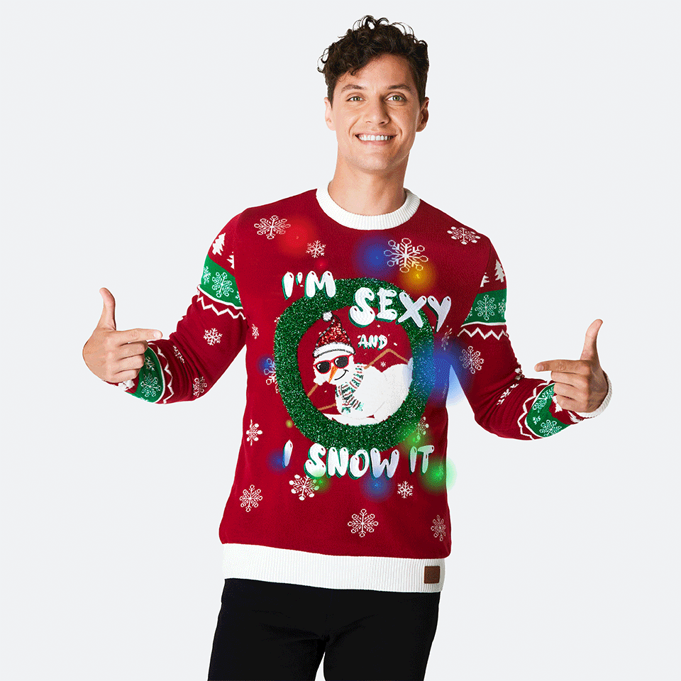 I'm Sexy And I Snow It Kersttrui Heren
