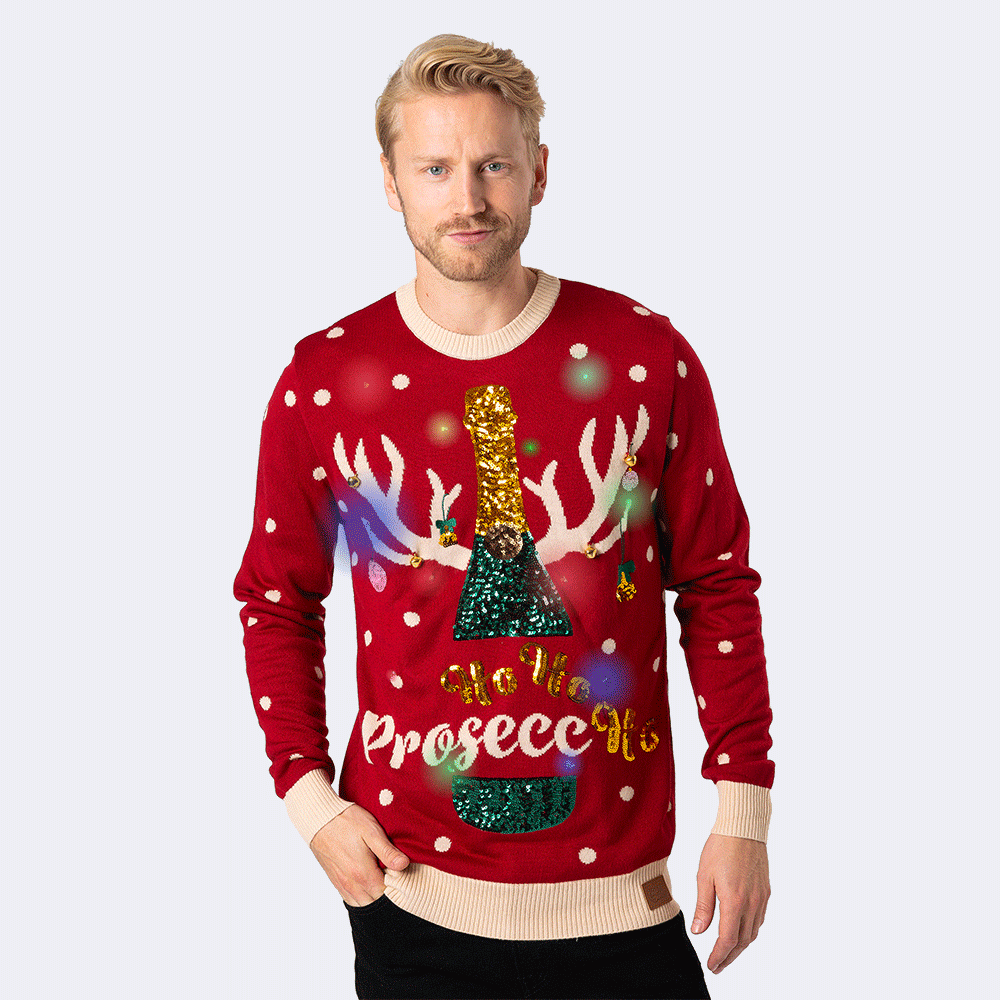 Prosecco Kersttrui Heren