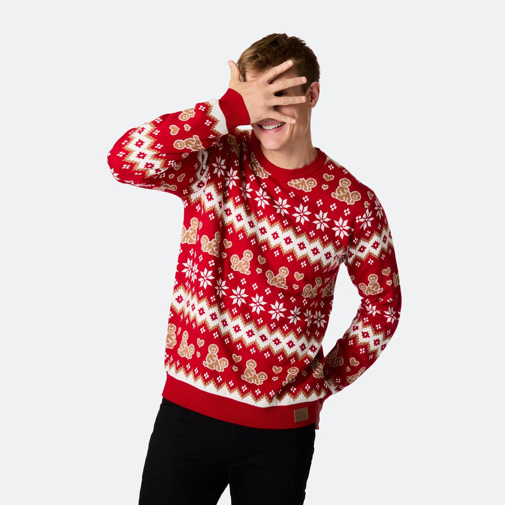 Peperkoek Kersttrui Heren
