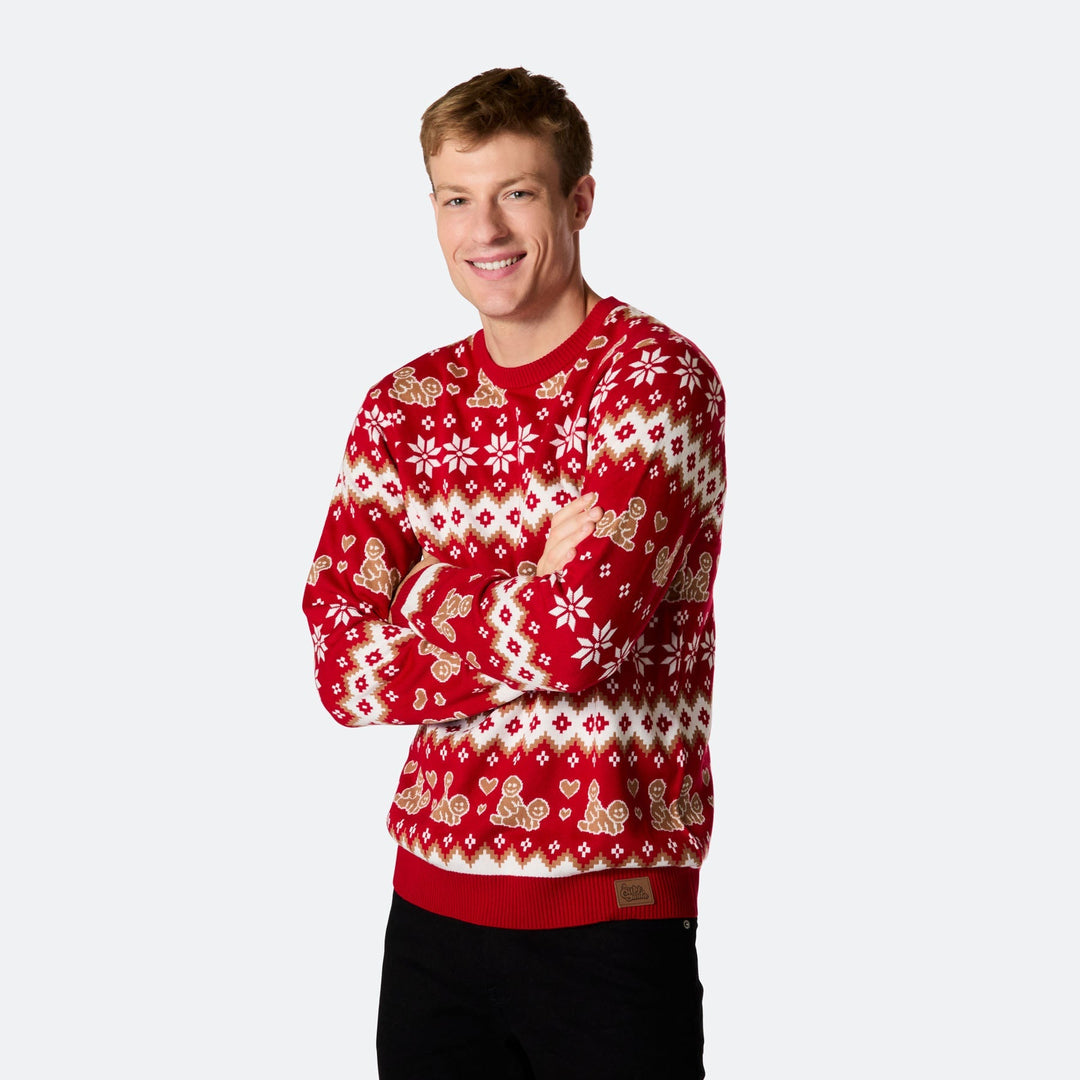 Peperkoek Kersttrui Heren