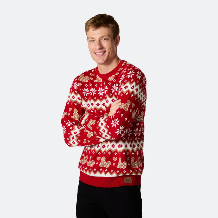 Peperkoek Kersttrui Heren