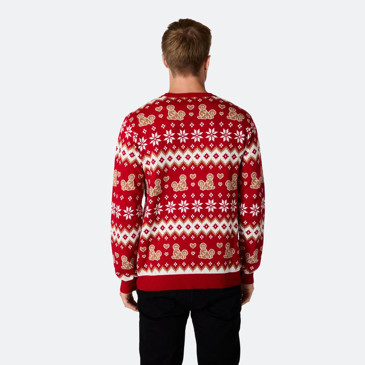 Peperkoek Kersttrui Heren