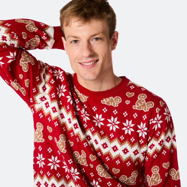 Peperkoek Kersttrui Heren