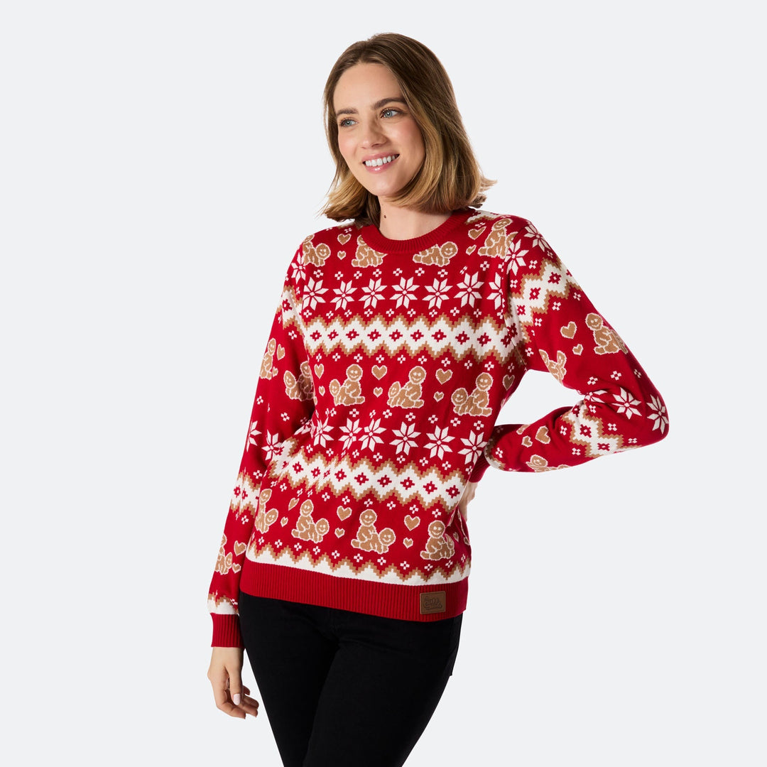 Peperkoek Kersttrui Dames