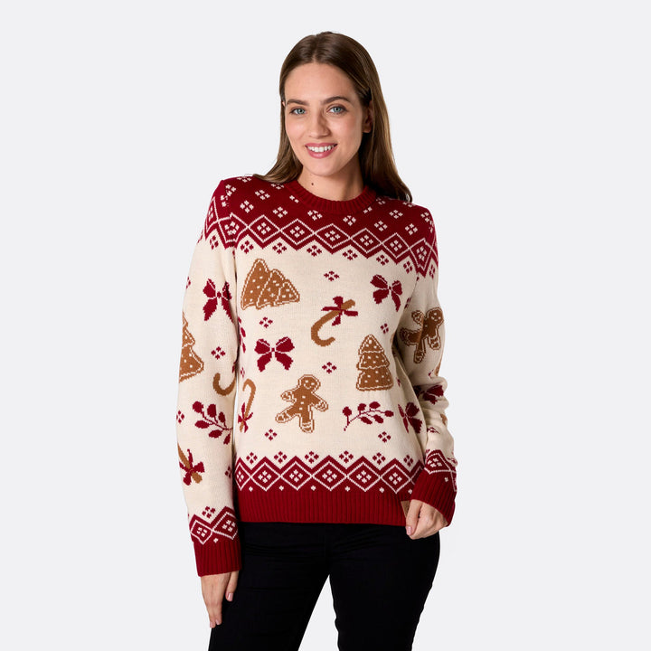 Peperkoek Kersttrui Dames