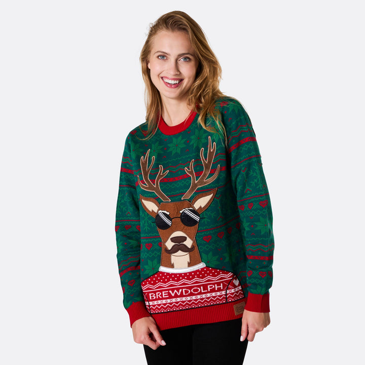 Brewdolph Kersttrui Dames