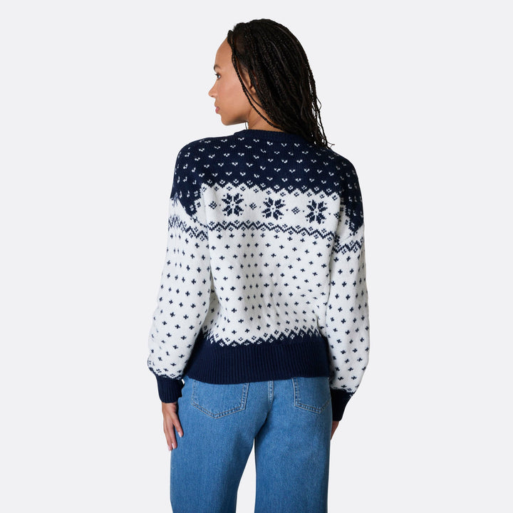 Blauwe Kerstvest Dames