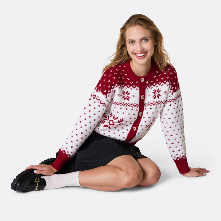 Rode Kerstvest Dames