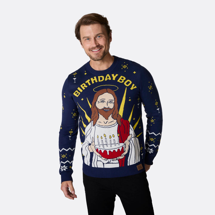 Birthday Boy Kersttrui Heren