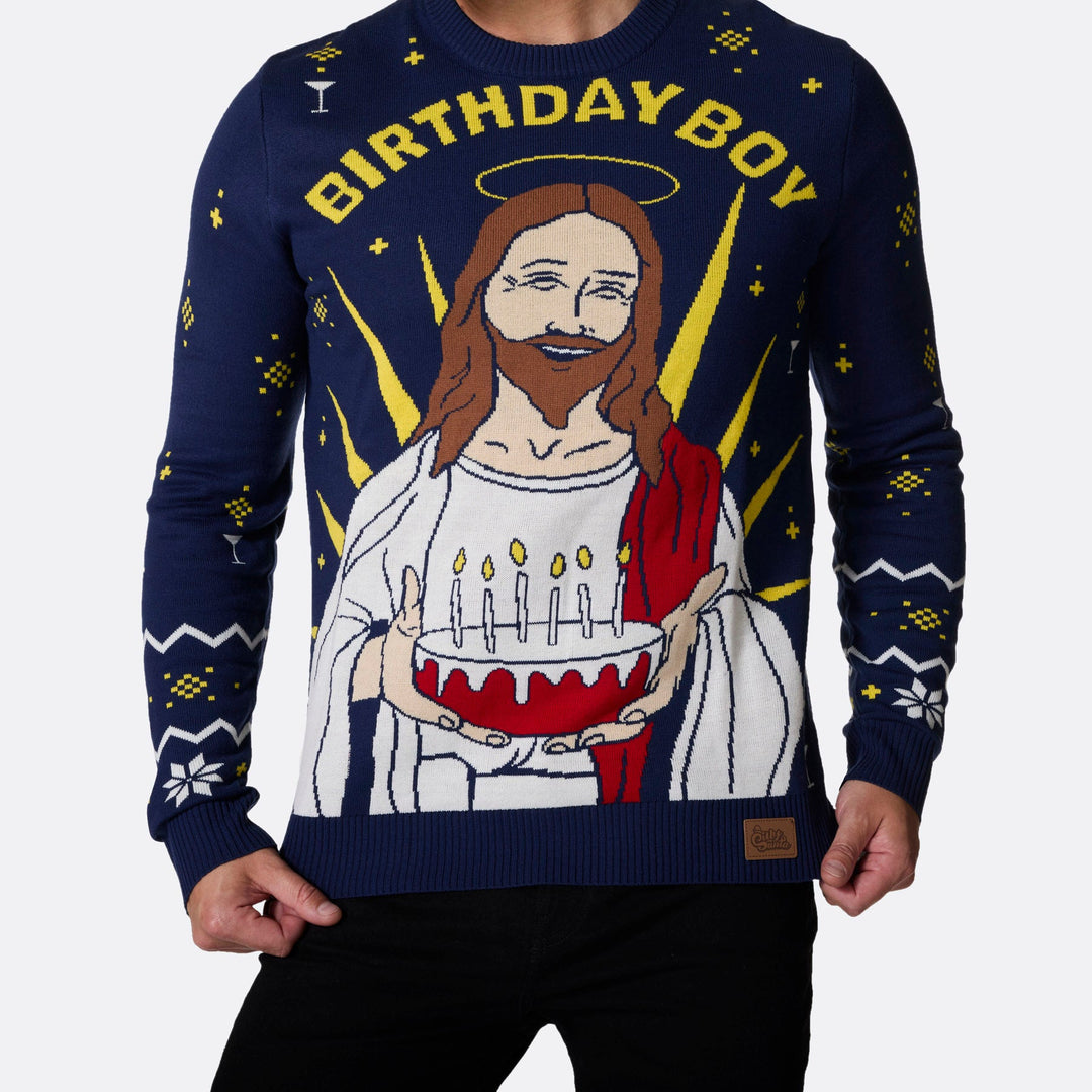 Birthday Boy Kersttrui Heren