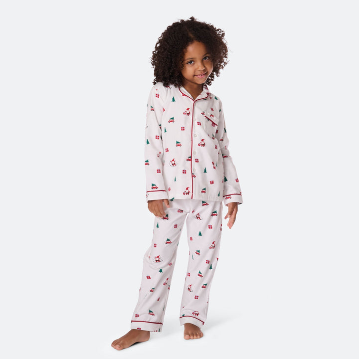Maretak Flanellen Kerstpyjama voor Kinderen
