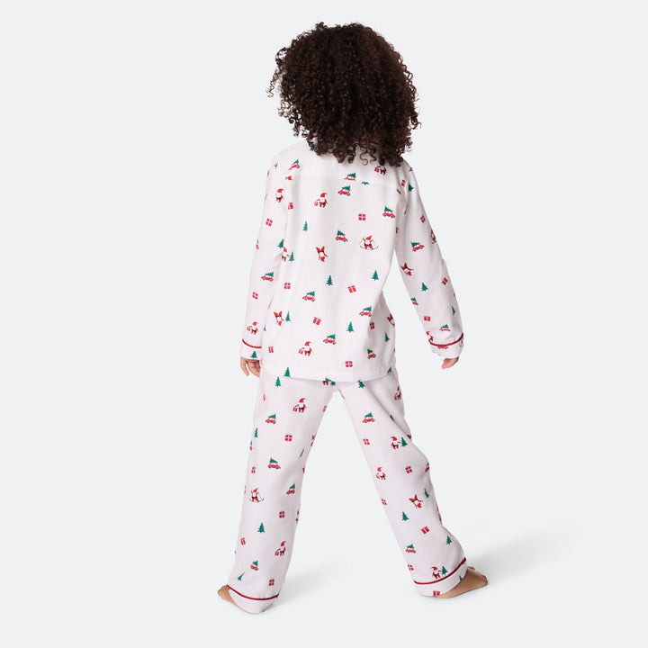 Maretak Flanellen Kerstpyjama voor Kinderen