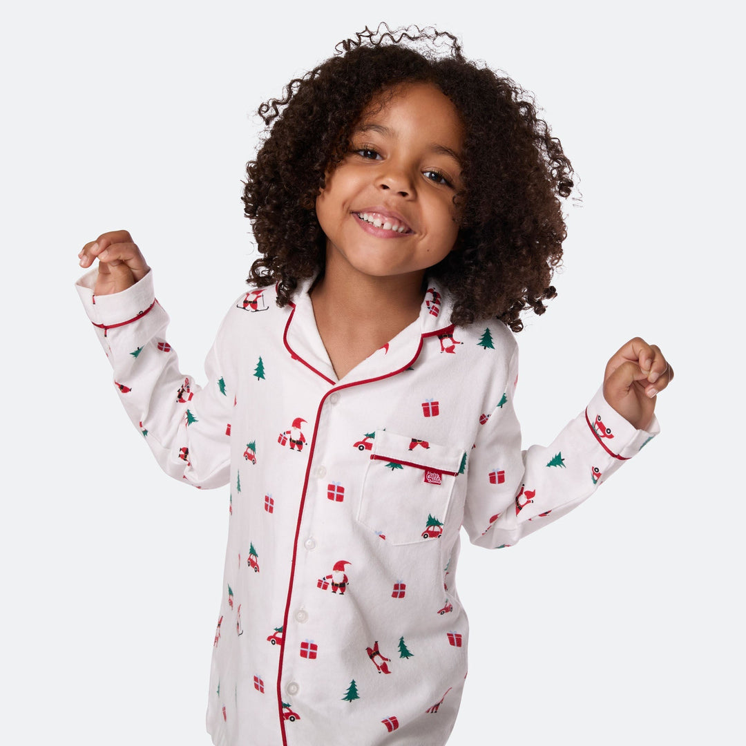 Maretak Flanellen Kerstpyjama voor Kinderen