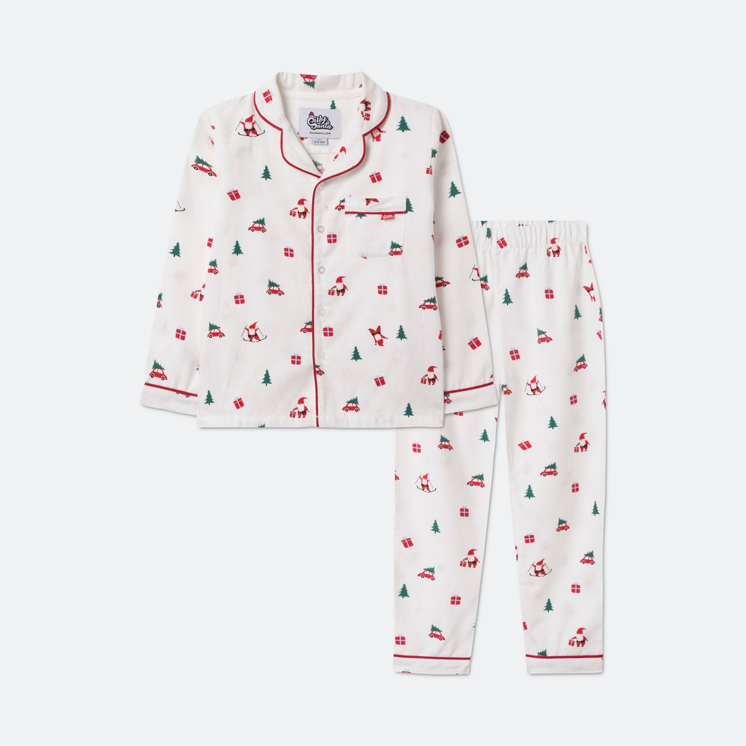 Maretak Flanellen Kerstpyjama voor Kinderen
