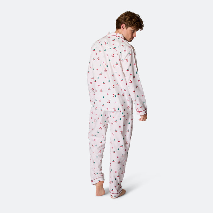 Maretak Flanellen Kerstpyjama Heren