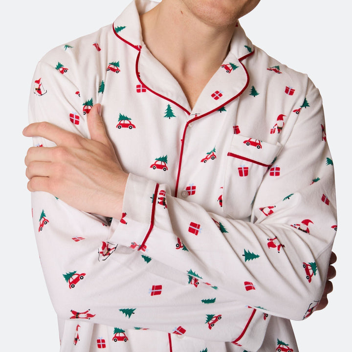 Maretak Flanellen Kerstpyjama&