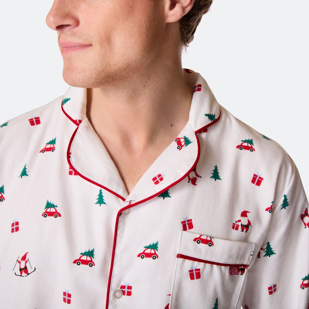 Maretak Flanellen Kerstpyjama Heren