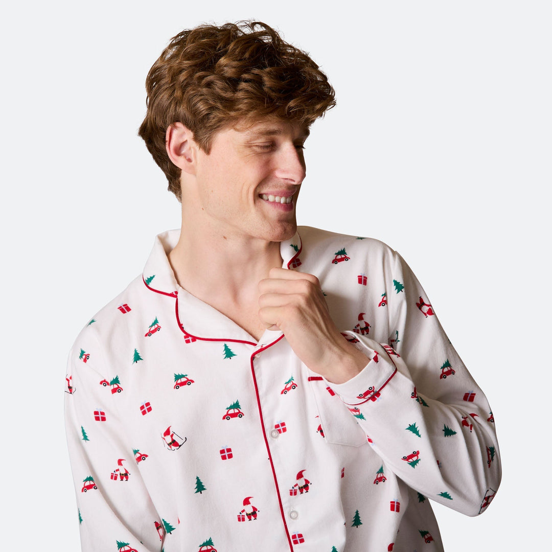 Maretak Flanellen Kerstpyjama Heren