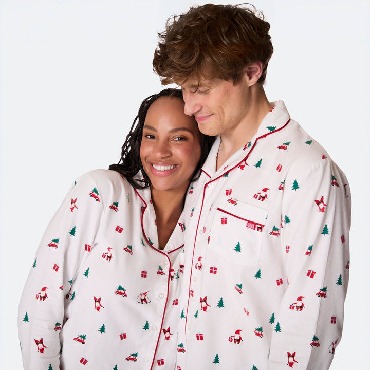 Maretak Flanellen Kerstpyjama Heren