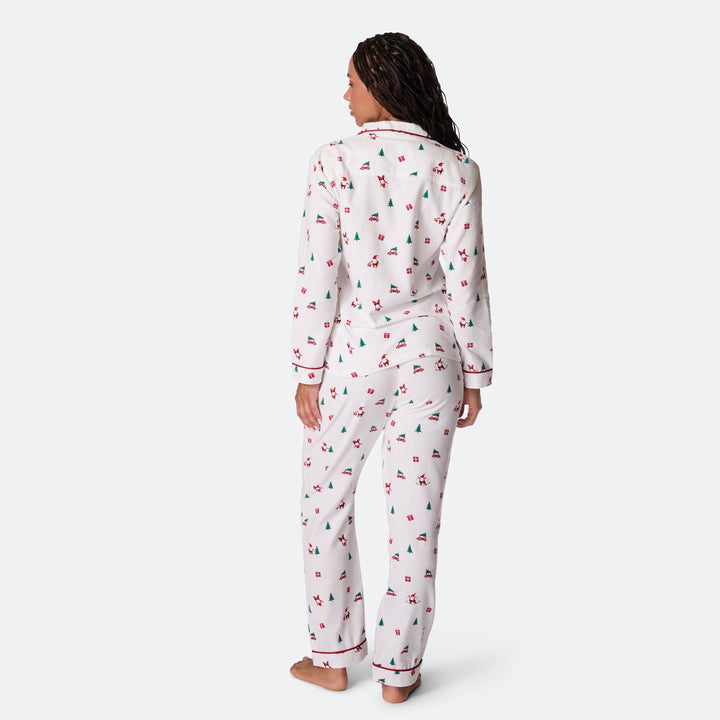 Maretak Flanellen Kerstpyjama Dames