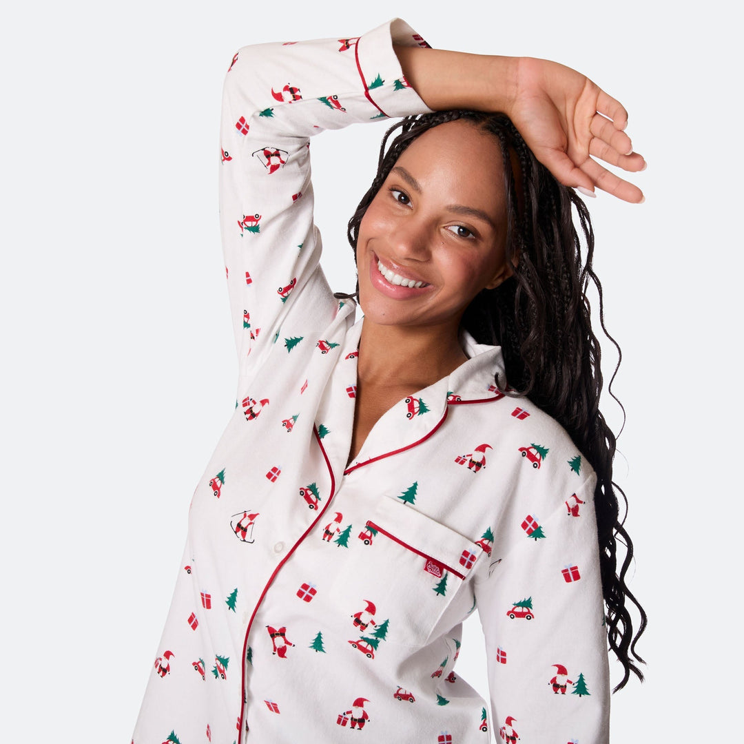 Maretak Flanellen Kerstpyjama Dames