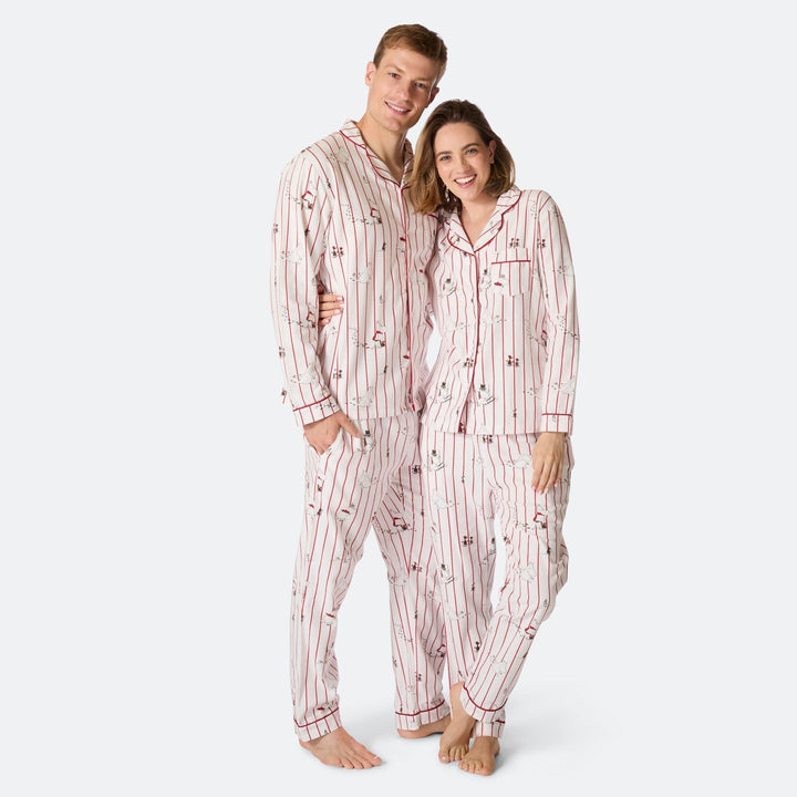 Moemins Flanellen Kerstpyjama&