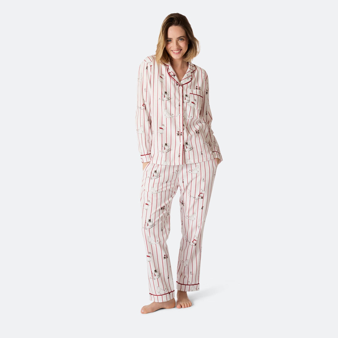 Moemins Flanellen Kerstpyjama Dames