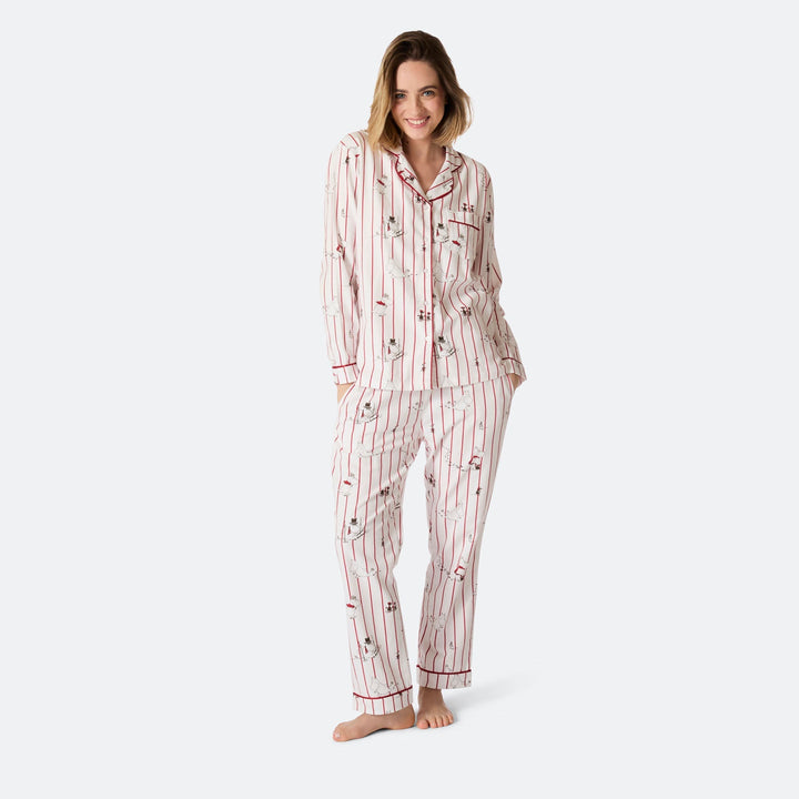 Moemins Flanellen Kerstpyjama Dames