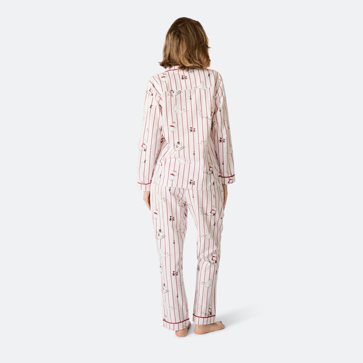 Moemins Flanellen Kerstpyjama Dames