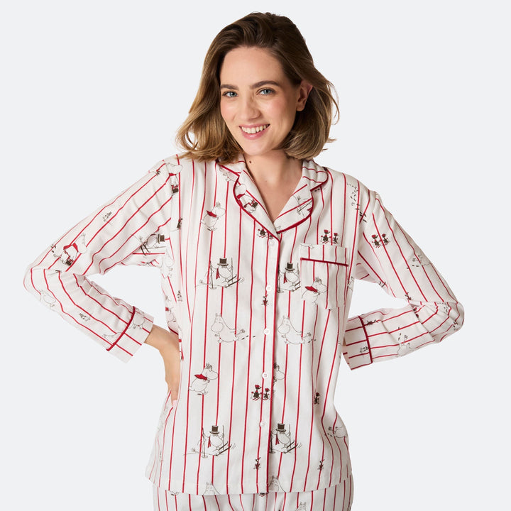 Moemins Flanellen Kerstpyjama Dames