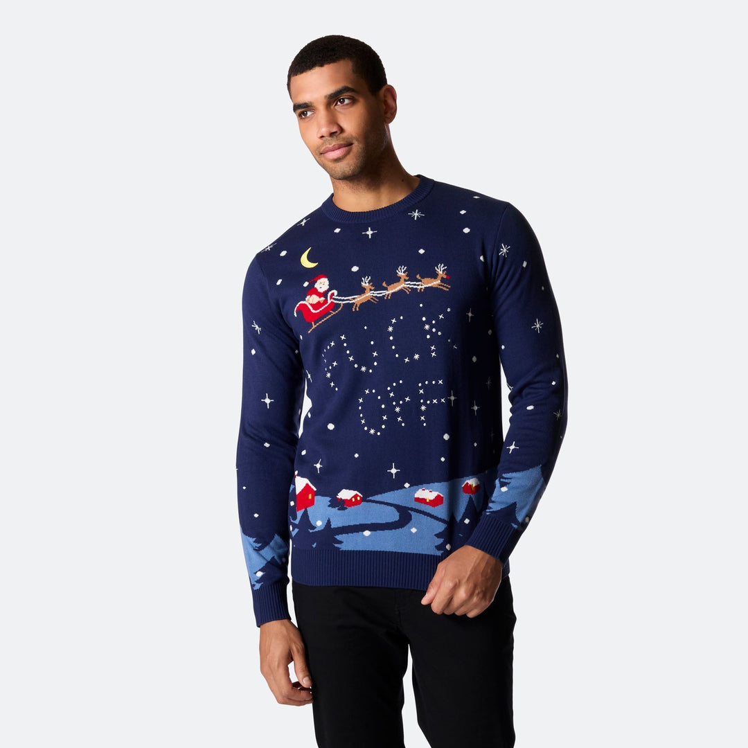 Fuck Off Kersttrui Heren