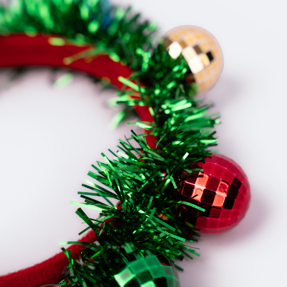 Kerstbal haarband