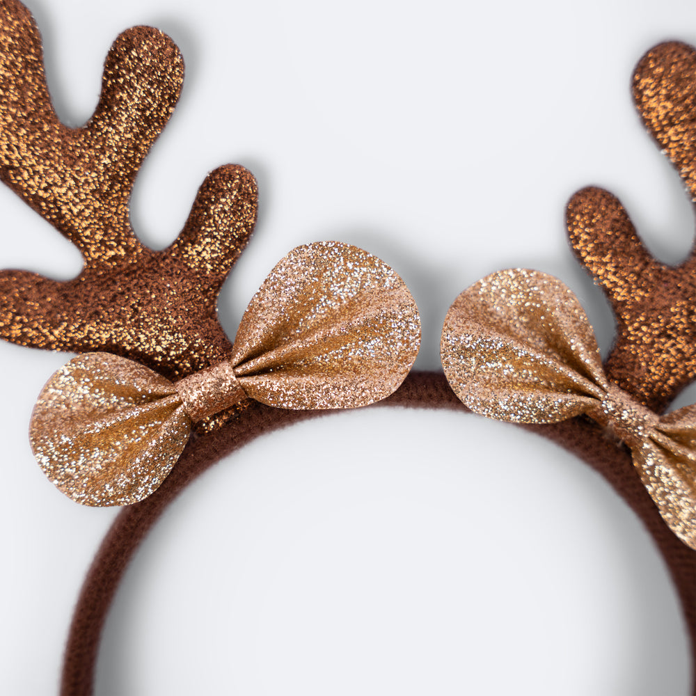 Rendiergewei met glitter haarband