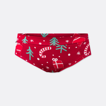 Kerstpatroon Hipsters Rood