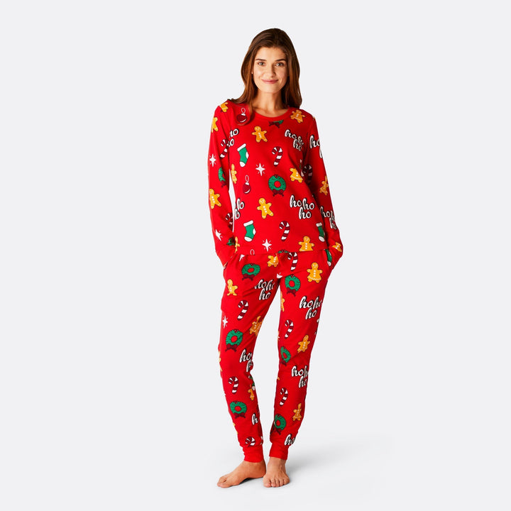 Matchende Kerstpyjama's voor Gezin - Rode Hohoho