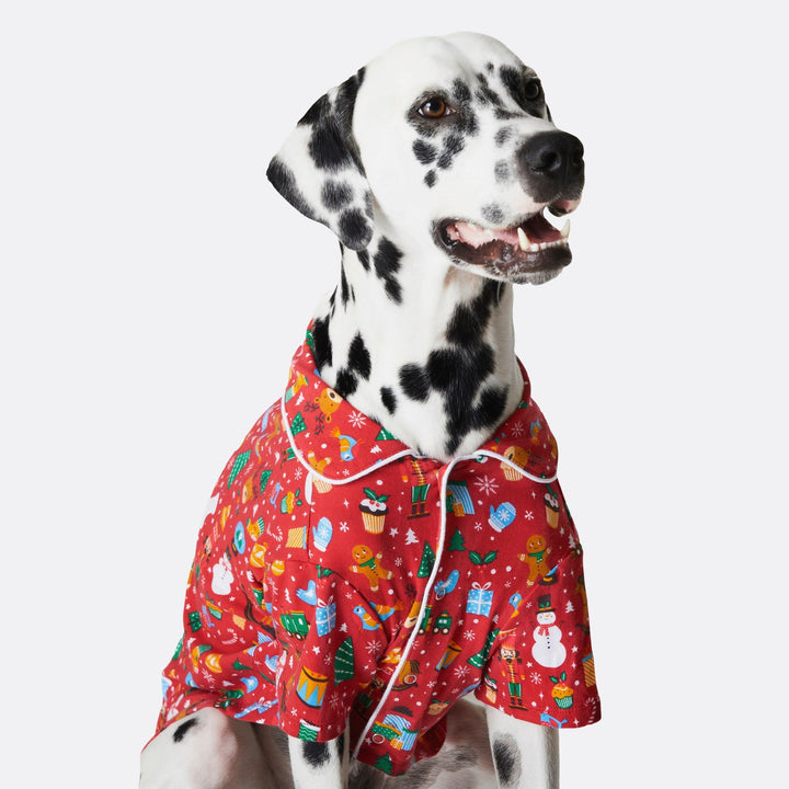 Matchende Kerstpyjama's voor Gezin - Kerstdroom Rood
