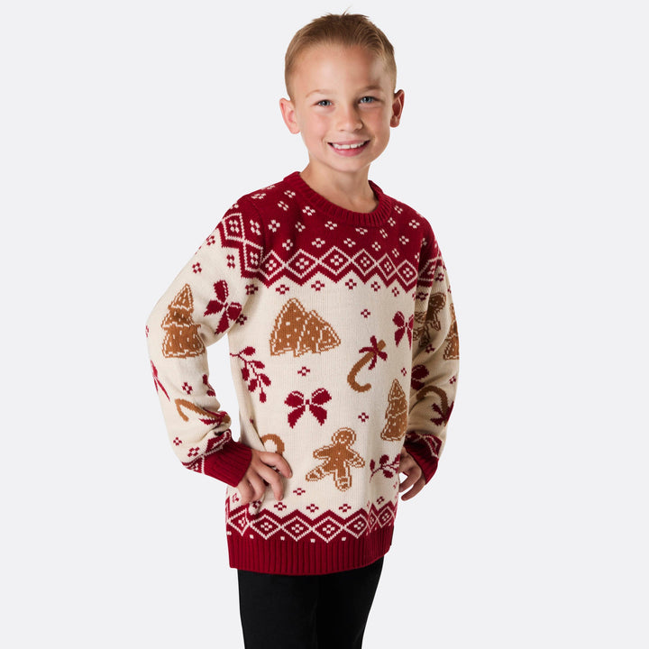 Peperkoek Kersttrui Voor Kinderen