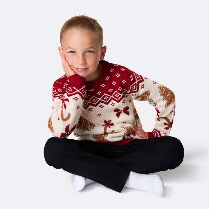 Peperkoek Kersttrui Voor Kinderen