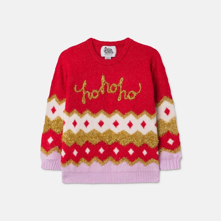 Hohoho Oversized Kersttrui voor Kinderen