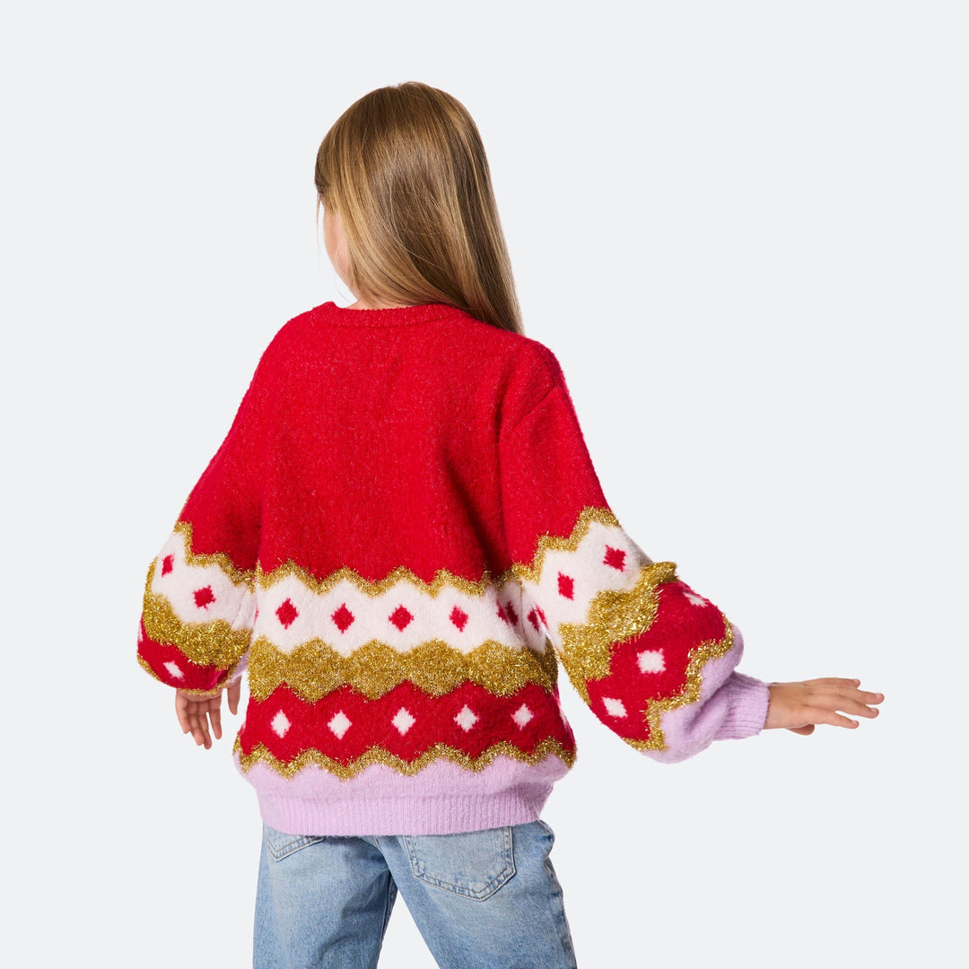 Hohoho Oversized Kersttrui voor Kinderen