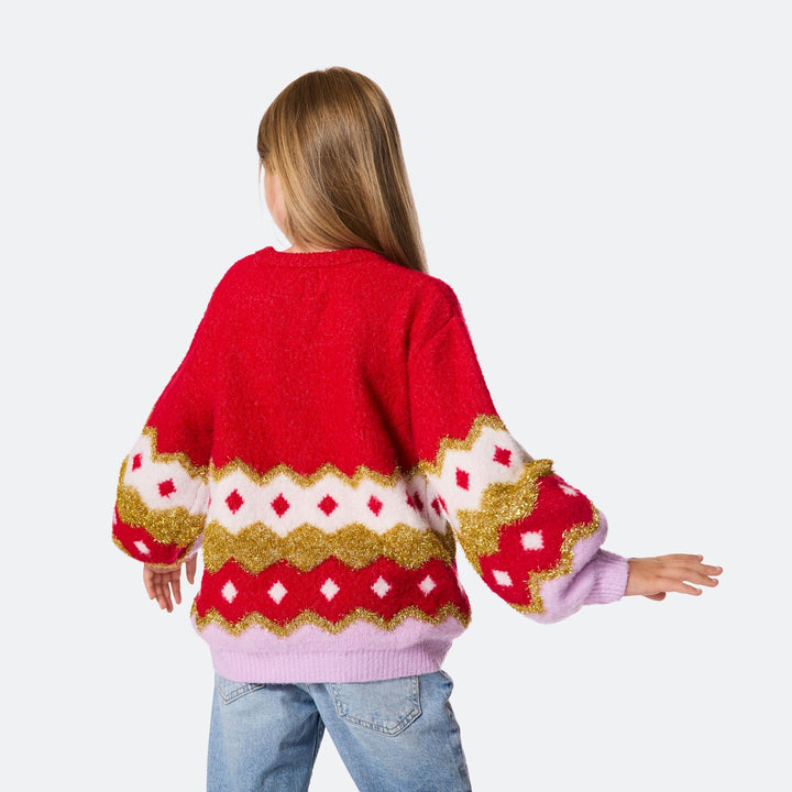 Hohoho Oversized Kersttrui voor Kinderen