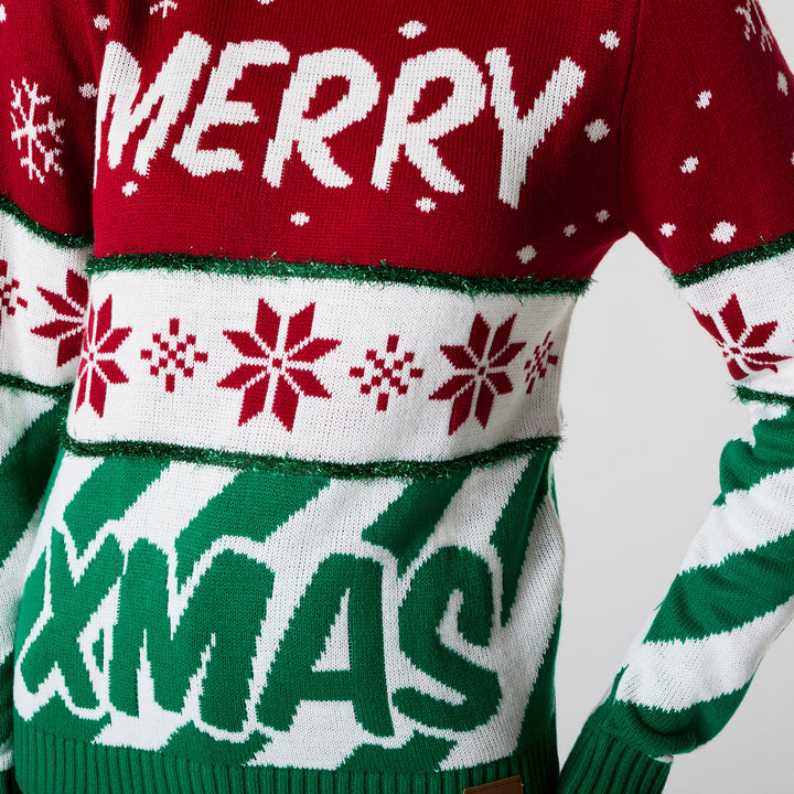 Merry Xmas Kersttrui Dames