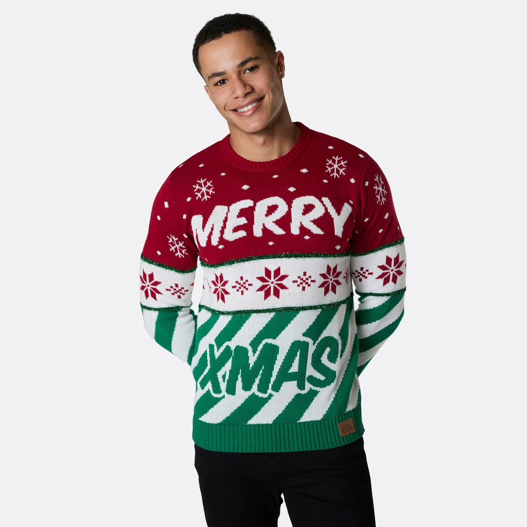 Merry Xmas Kersttrui Heren