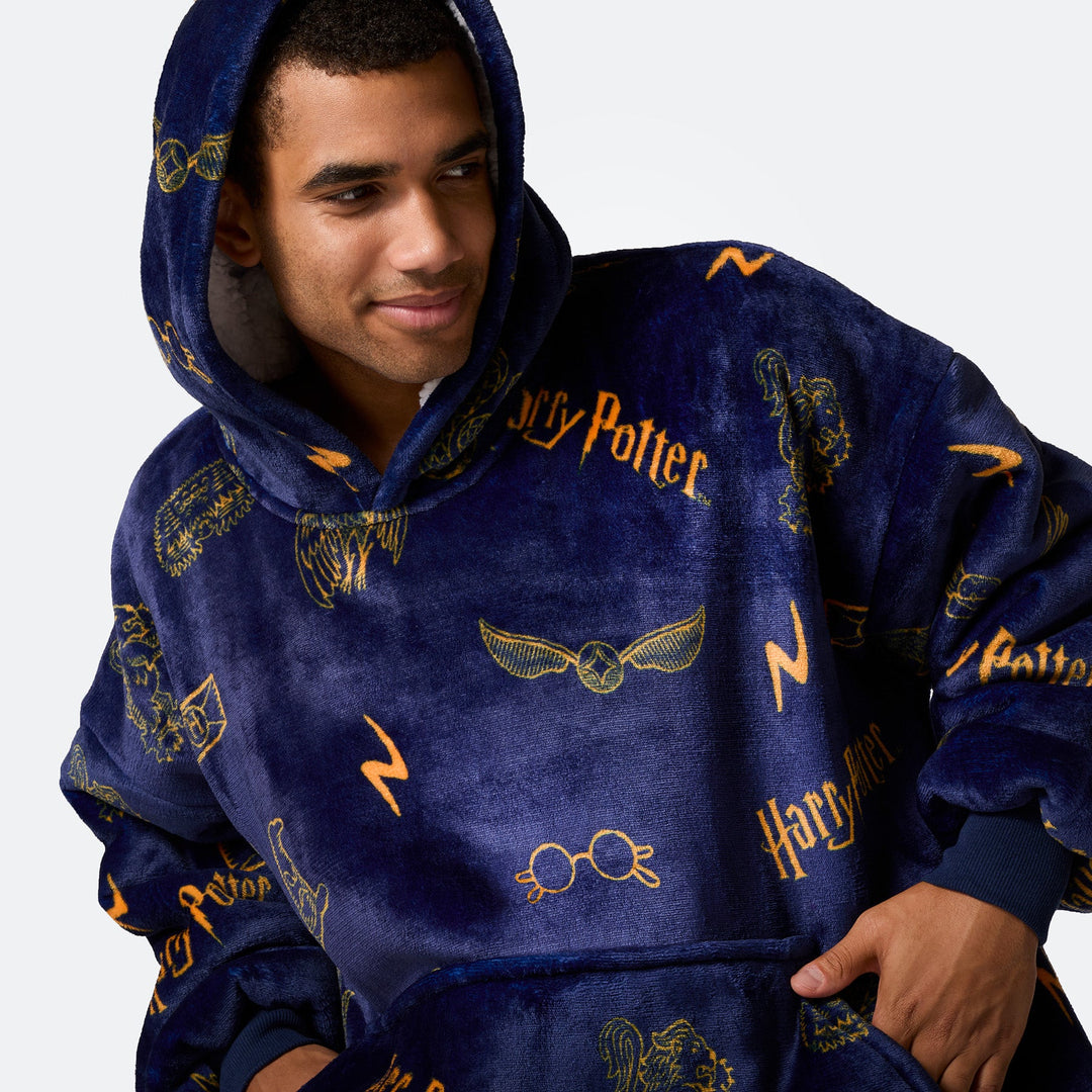 Blauwe Harry Potter HappyHoodie