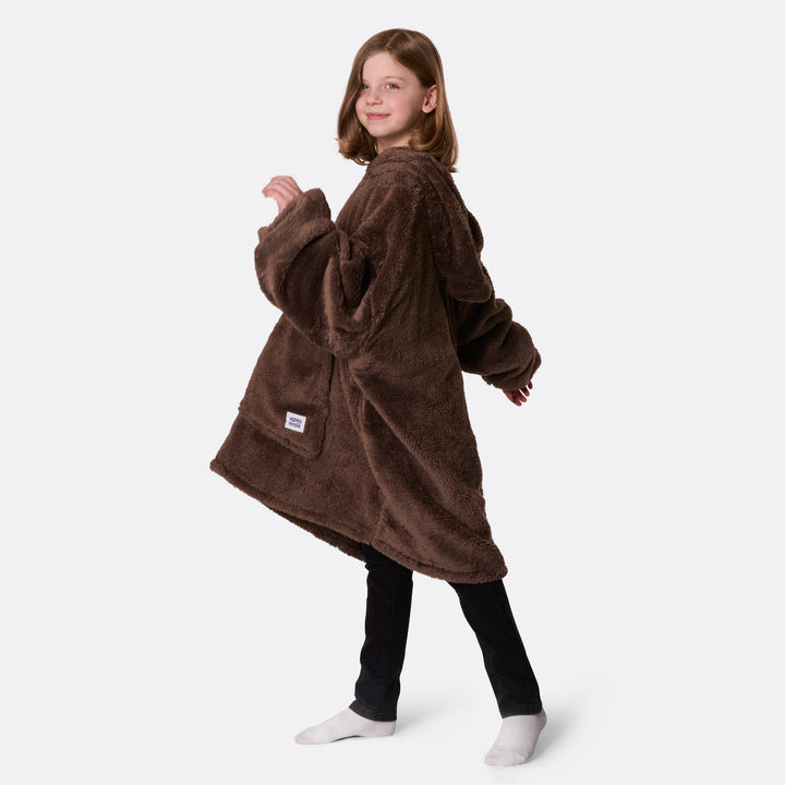 Bruine Teddy HappyHoodie voor Kinderen